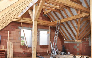 Llandyfan attic trusses